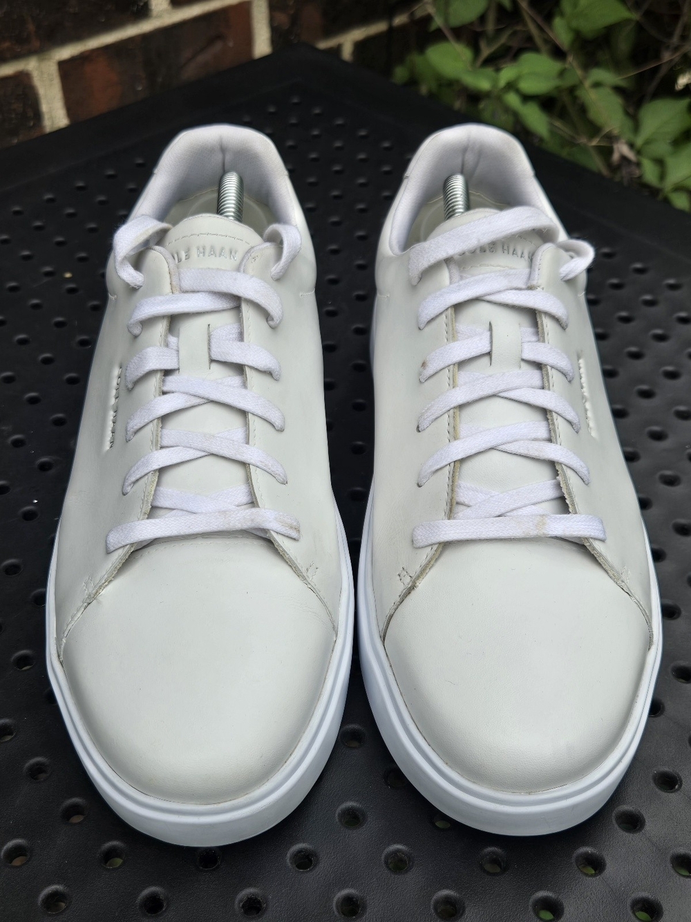 Cole Haan White Leather Grand Crosscourt Traveler Sneakers Women's 11B - Picture 2 of 7